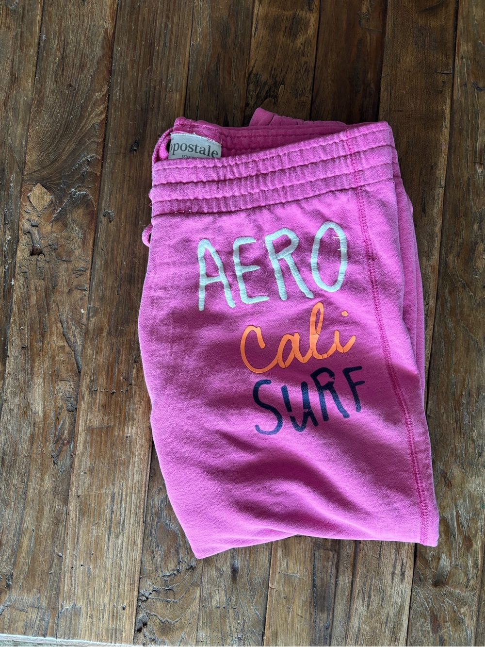Aeropostale Pink 'AERO Cali Surf' Women's Athletic Shorts